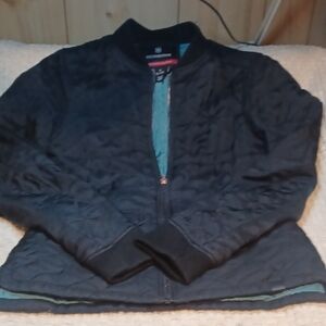 Victorinox Black Quilted Womens  Jacket